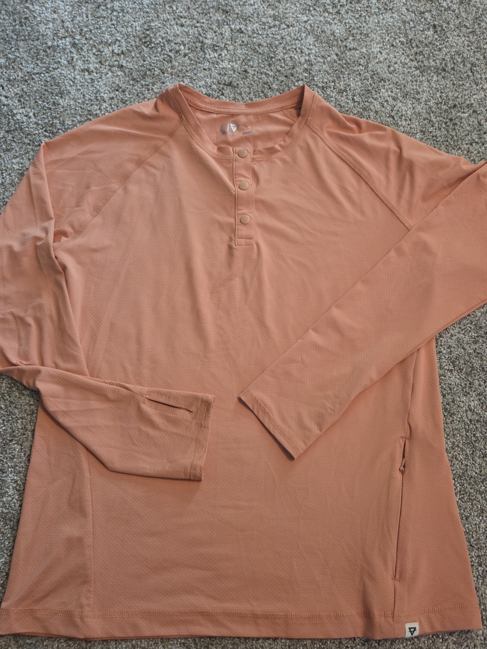 Men's Long-Liv  Shirt - Terra Cotta